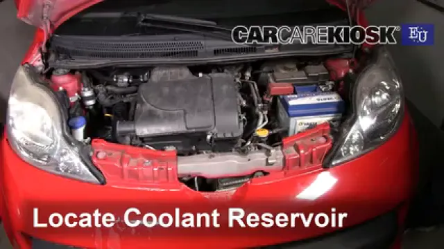 2008 Peugeot 107 Trendy 1.0L 3 Cyl. Antigel (Liquide de Refroidissement) Réparer les Fuites